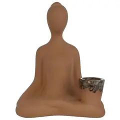 JUST HOME COLLECTION - Decoración de Cerámica terra 14cm