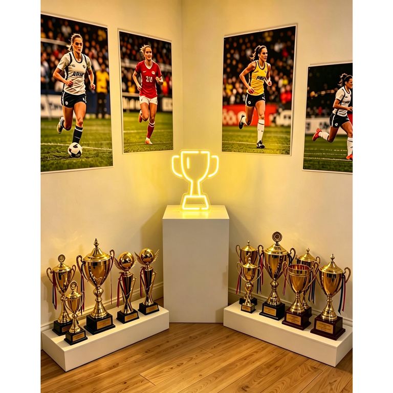 Lámpara de Mesa Neón Copa del Mundial