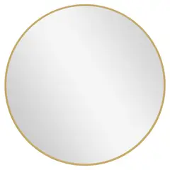 JUST HOME COLLECTION - Espejo Redondo Dorado 70 cm