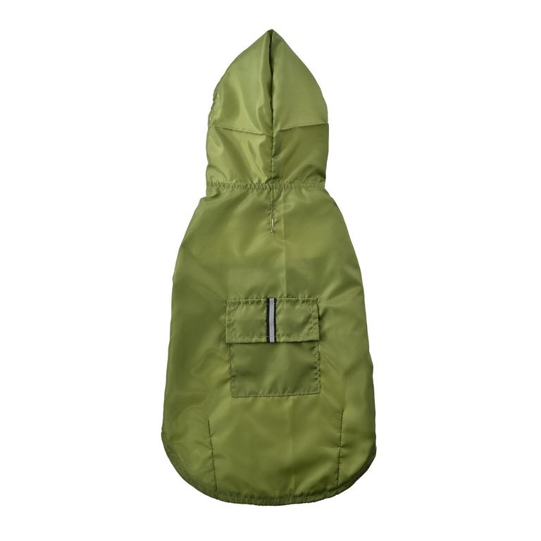 Impermeable para perro verde talla M 35cm