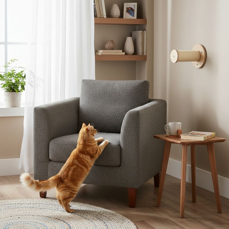 Rascador de pared para gato 14X14cm