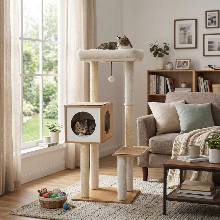 Árbol Rascador Gato Mad 119 cm
