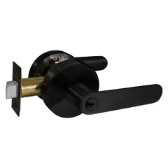 FIXSER - Cerradura de Manija Dormitorio Negro