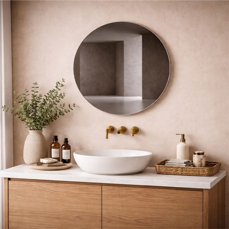 Espejo de Baño Redondo 80cm