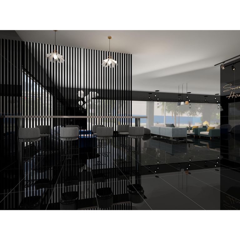 Porcelanato Liso Puro Black 60x120 1.44 m2