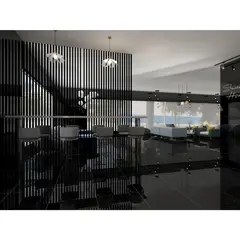 HOLZTEK - Porcelanato Liso Puro Black 60x120 1.44 m2