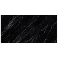 HOLZTEK - Gres Pocelánico marmolado Marquina Negro 60 x 120 2.16 m2