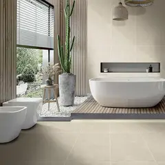 HOLZTEK - Gres Porcelánico Cementicio Gris 60x120 cm 2.16 m2