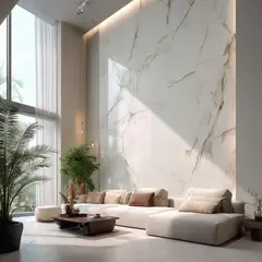HOLZTEK - Panel SPC Marmolato Blanco 120 x 240 cm 2.88m2