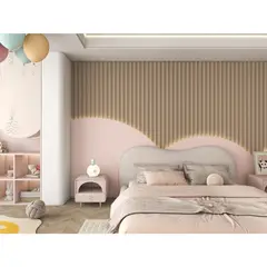 HOLZTEK - Set de 4 Paneles Cóncavos Tau Multicolor 7x240 cm 0.67 m2
