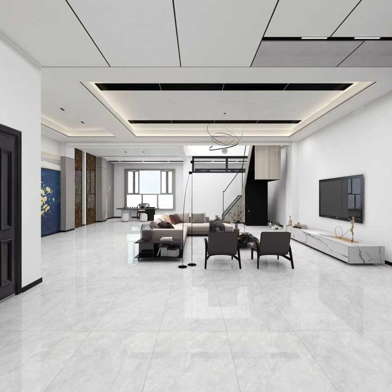 Porcelanato Marmolado Vitor Pulido Gris 60 x 120 2.16 m2
