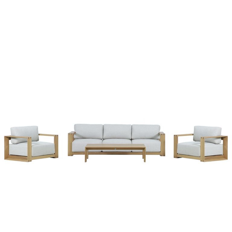 Juego de Living de Madera Ataman 4 Piezas