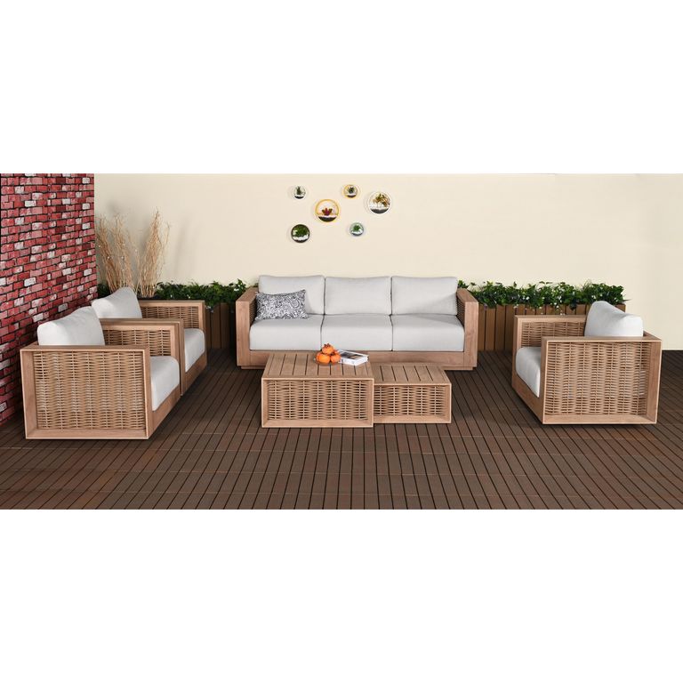 Juego de Living de Aluminio New Haven 6 Piezas