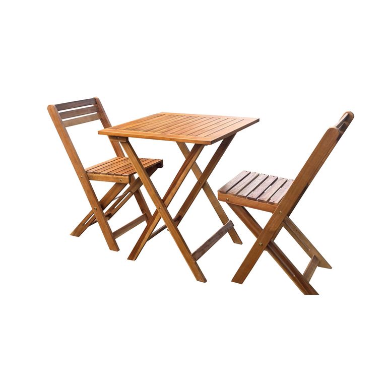 Juego de Balcón de Madera Lagos 3 Piezas