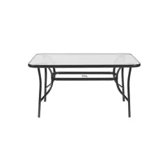 JUST HOME COLLECTION - Mesa rectangular Metal Vid 140X90 CM