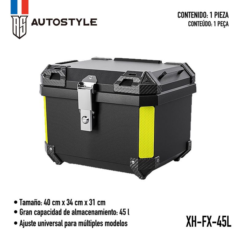 Maleta Topcase para Moto 45 Lt