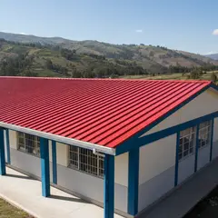 BOLKOW - Techo Termoacústico Eco UPVC 3.6x1075x1.5mm Rojo Bolkow