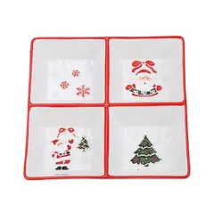 DEAR SANTA - Plato con 4 divisiones