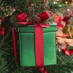 DEAR SANTA - Adorno Árbol Regalo Rojo Cuentos Mágicos