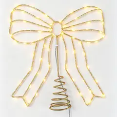 DEAR SANTA - Lazo Metal Dorado 25x25x70cm