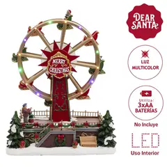 DEAR SANTA - Villa Animada Iluminada 29.5cm