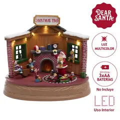 DEAR SANTA - Chimenea Santa 23cm