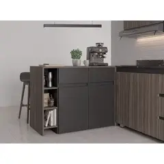 JUST HOME COLLECTION - Barra Isla de Cocina Vimo Avellana 140cm