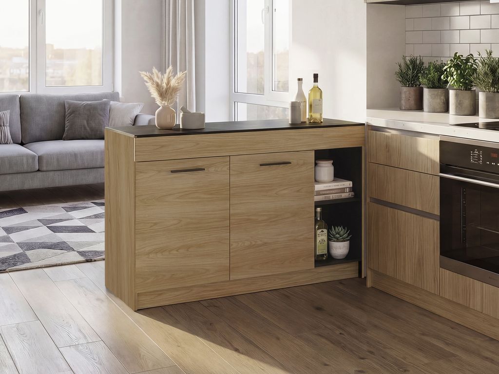 Barra Isla de Cocina Luna 150cm