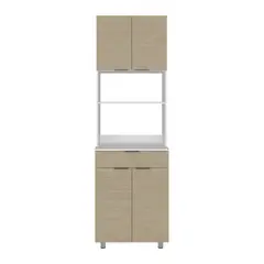 JUST HOME COLLECTION - Mueble de Cocina Torre Microondas Sicilia 62cm