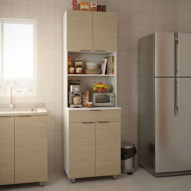 Mueble de Cocina Torre Microondas Sicilia 62cm