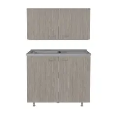 JUST HOME COLLECTION - Combo Mueble de Cocina Napoles 100cm (Modulo Superior + Inferior)