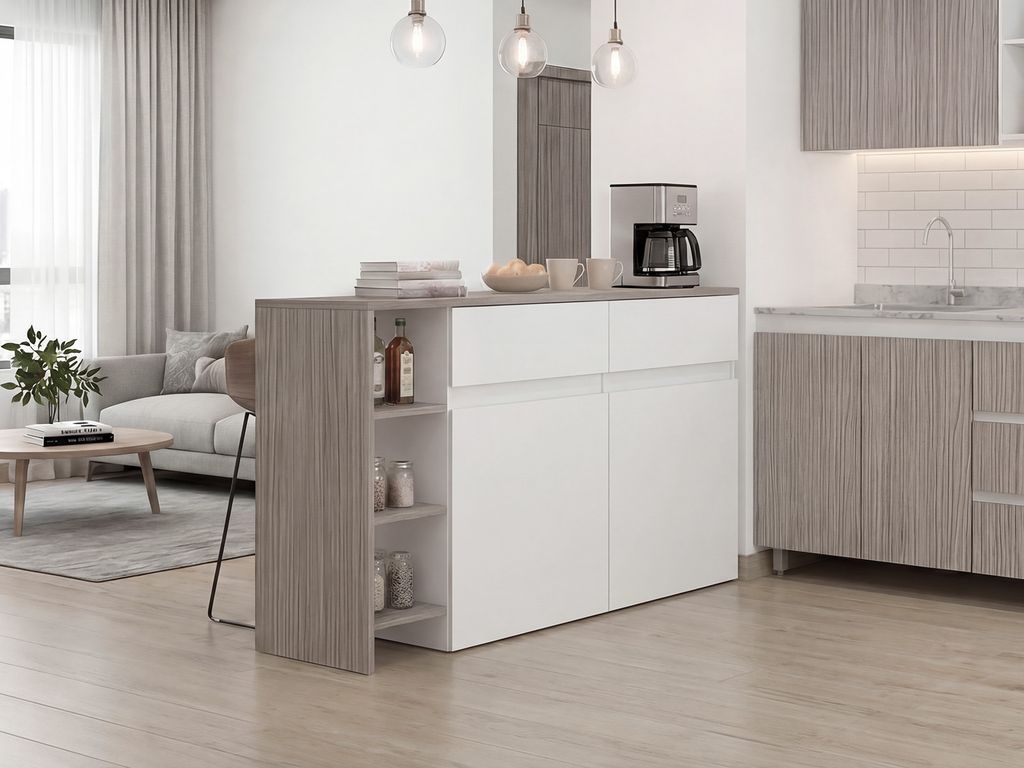 Barra Isla de Cocina Vimo Positano 140cm