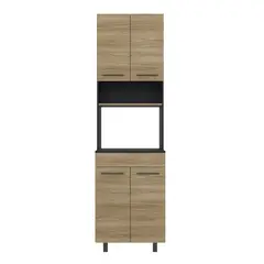 JUST HOME COLLECTION - Mueble de Cocina Torre Microondas Luna 60cm