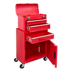 UBERMANN - Carro Organizador de Herramientas Rojo