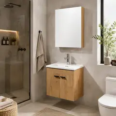 SENSI DACQUA - Mueble de Baño Nina 50cm + Espejo Botiquín