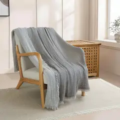 JUST HOME COLLECTION - Manta Urbano Grafito 130x160cm