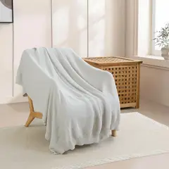 JUST HOME COLLECTION - Manta Gris Perlado 30x180cm