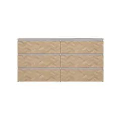 TVILUM - Cómoda Maise 6 Cajones