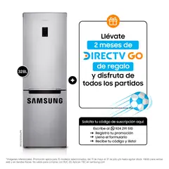 SAMSUNG - Refrigeradora Samsung RB33J3230SAPE Bottom Freezer 328L