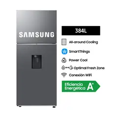 SAMSUNG - Refrigeradora Samsung TMF 384L Silver con Dispensador