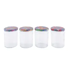CASA JOVEN - Set Frascos Conserveros 500mL 4 Und