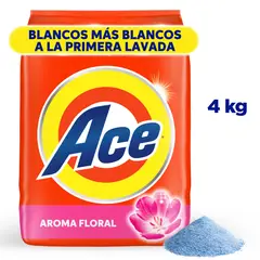 ACE - Detergente en Polvo Ace con Toque de Downy Bolsa 4 Kg