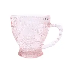 CASA JOVEN - Taza Vidrio 210mL Flores Ximena