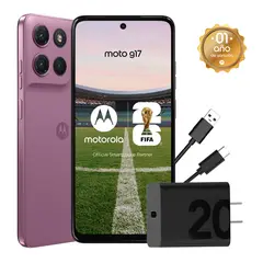 MOTOROLA - Celular Moto G17 4GB 128GB Rosa